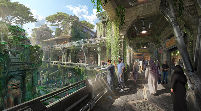 The Gaming & Esports District will feature gaming-themed apartments and hotels.
